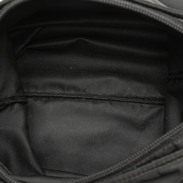 Pre-owned Prada Tessuto Zip Top Crossbody Black
