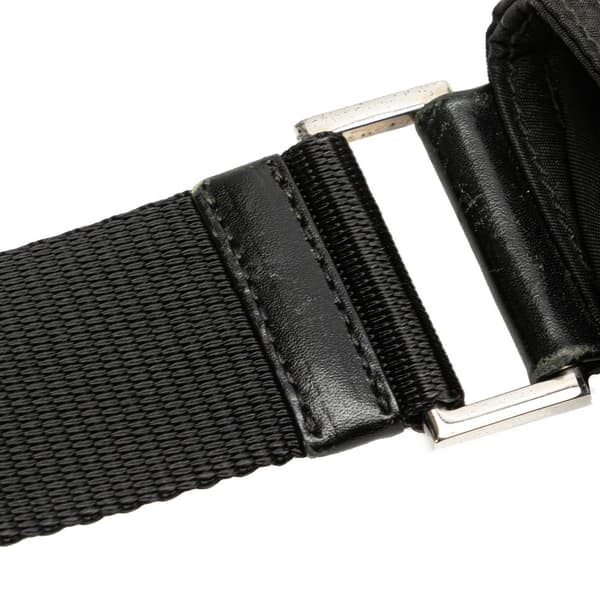 Pre-owned Prada Tessuto Zip Top Crossbody Black