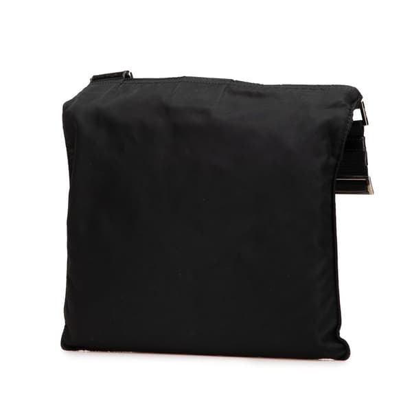 Pre-owned Prada Tessuto Zip Top Crossbody Black