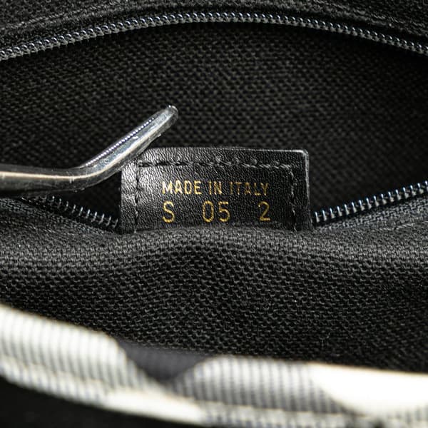 Pre-owned Burberry Nova Check Trimmed Canvas Crossbody Black
