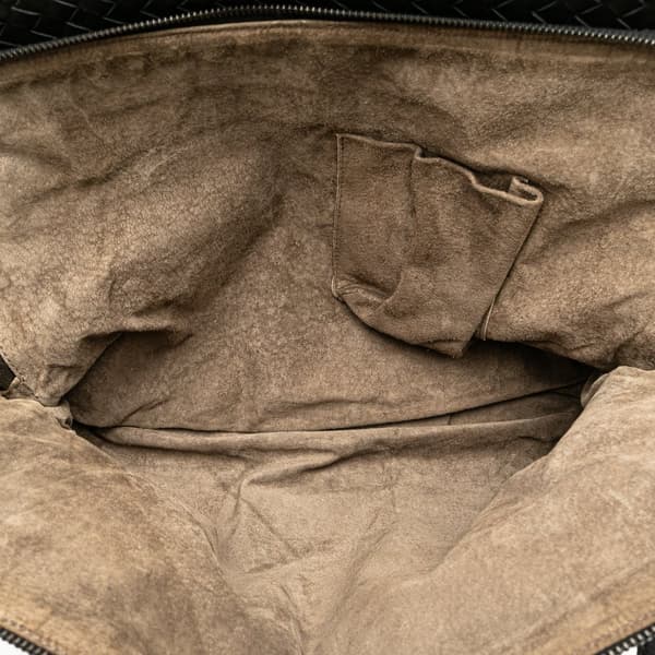 Pre-owned Bottega Veneta Nappa Intrecciato Business Bag Black