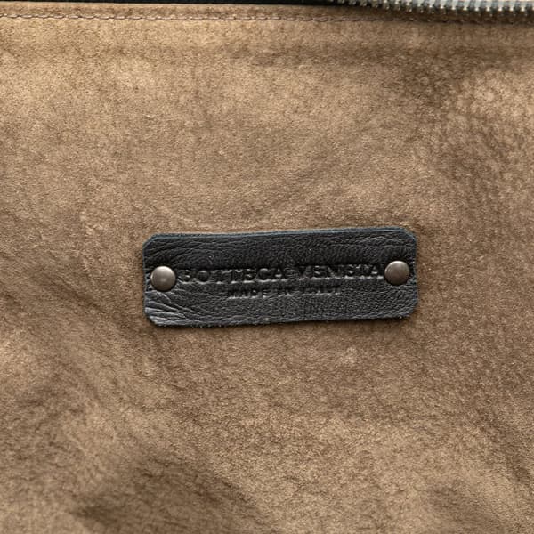 Pre-owned Bottega Veneta Nappa Intrecciato Business Bag Black