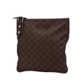 Miniatyrbild 2 av 10: Pre-owned Gucci GG Nylon Jolicoeur Crossbody Brown