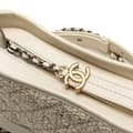 Miniatyrbild 7 av 10: Pre-owned Chanel Small Tweed and Calfskin Gabrielle Crossbody Brown
