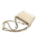 Miniatyrbild 10 av 10: Pre-owned Chanel Small Tweed and Calfskin Gabrielle Crossbody Brown