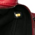 Miniatyrbild 6 av 10: Pre-owned Chanel Medium Glazed Calfskin Duo Color Flap Red