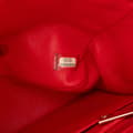 Miniatyrbild 6 av 10: Pre-owned Chanel Mini Square Classic Lambskin Single Flap Red
