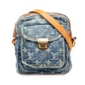 Pikkukuva 1 / 10: Pre-owned Louis Vuitton Monogram Denim Camera Bag Blue
