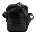 Pikkukuva 1 / 10: Pre-owned Bottega Veneta Nappa Intrecciato Front Pocket Crossbody Black