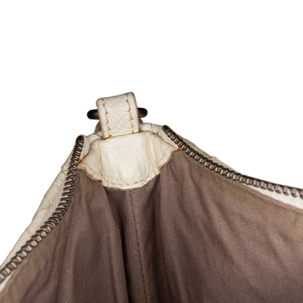 Pre-owned Bottega Veneta Nappa Intrecciato Crossbody White