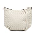 Miniatyrbild 1 av 8: Pre-owned Bottega Veneta Nappa Intrecciato Crossbody White