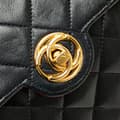 Miniatyrbild 8 av 9: Pre-owned Chanel Small Quilted Lambskin Single Flap Black