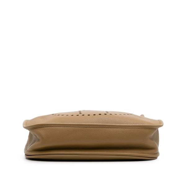 Pre-owned Hermès Clemence Evelyne II GM Brown