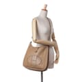 Miniatyrbilde 10 av 10: Pre-owned Hermès Clemence Evelyne II GM Brown