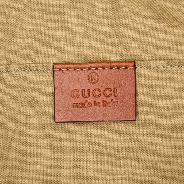 Pre-owned Gucci Canvas Web Camera Bag Brown