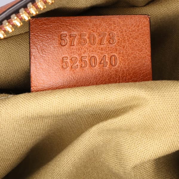 Pre-owned Gucci Canvas Web Camera Bag Brown