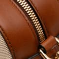 Miniatyrbillede 9 af 10: Pre-owned Gucci Canvas Web Camera Bag Brown
