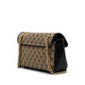 Miniatyrbilde 2 av 10: Pre-owned Gucci Small GG Marmont Matelasse Canvas Flap Crossbody Brown