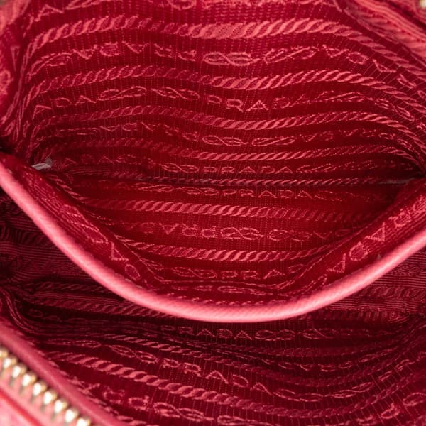 Pre-owned Prada Mini Saffiano Camera Bag Pink