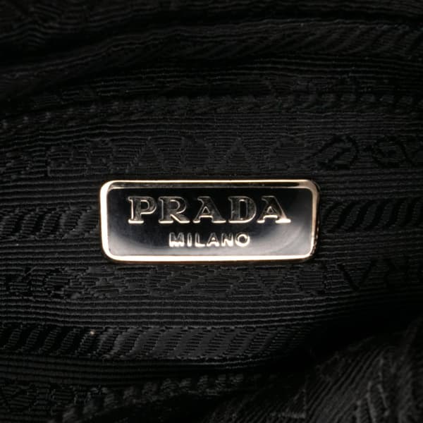 Pre-owned Prada Mini Spazzolato Camera Bag Green