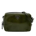 Miniatyrbild 1 av 10: Pre-owned Prada Mini Spazzolato Camera Bag Green