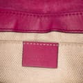 Miniatyrbild 5 av 9: Pre-owned Gucci Small Patent Soho Chain Flap Crossbody Red