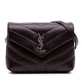 Miniatyrbild 1 av 10: Pre-owned Saint Laurent Toy Calfskin LouLou Crossbody Brown