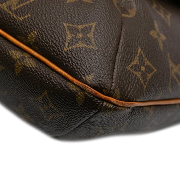Pre-owned Louis Vuitton Monogram Musette Salsa GM Brown