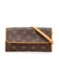 Miniatyrbilde 1 av 10: Pre-owned Louis Vuitton Monogram Pochette Twin PM Brown