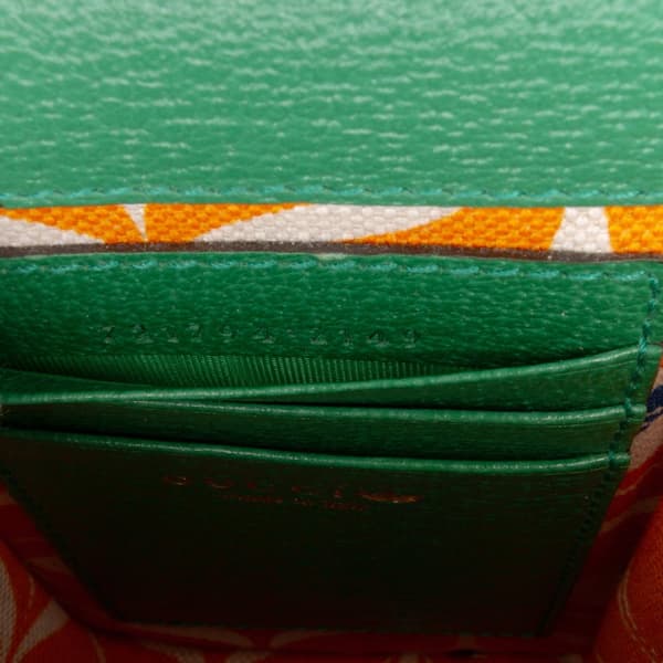 Pre-owned Gucci Adidas Leather Phone Case Crossbody Green