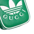 Miniatyrbild 6 av 9: Pre-owned Gucci Adidas Leather Phone Case Crossbody Green