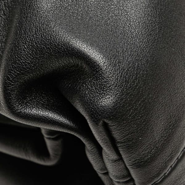 Pre-owned Bottega Veneta Lambskin The Mini Pouch Black
