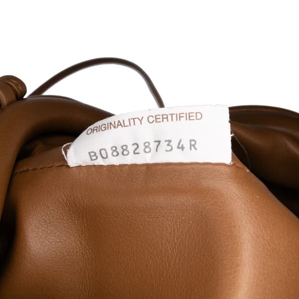Pre-owned Bottega Veneta Lambskin The Mini Pouch Brown