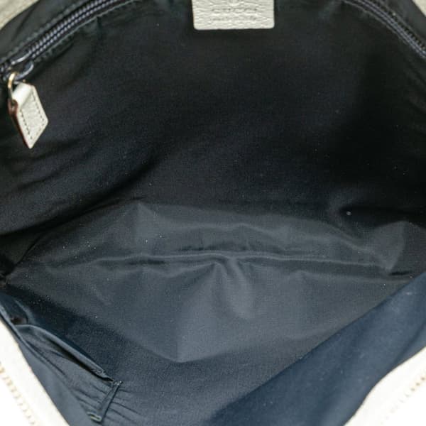 Pre-owned Gucci GG Supreme Web Crossbody White