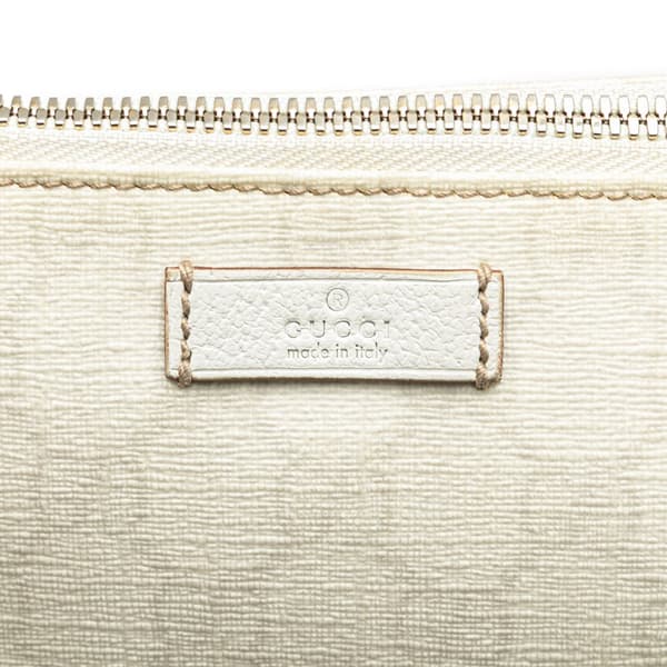 Pre-owned Gucci GG Supreme Web Crossbody White