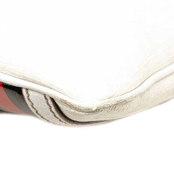 Pre-owned Gucci GG Supreme Web Crossbody White