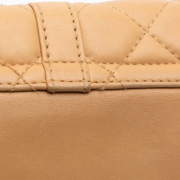 Pre-owned Chanel Quilted Lambskin Mademoiselle Lock Accordion Flap Brown