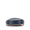 Miniatyrbillede 3 af 10: Pre-owned Gucci Mini GG Marmont Matelasse Leather Torchon Round Crossbody Blue