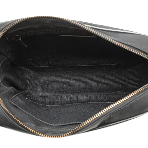 Pre-owned Saint Laurent Small Nylon Camp Camera Bag Black