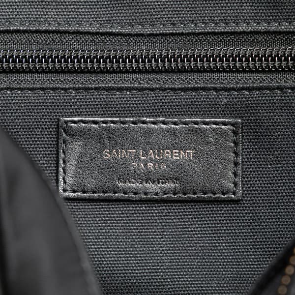 Pre-owned Saint Laurent Small Nylon Camp Camera Bag Black