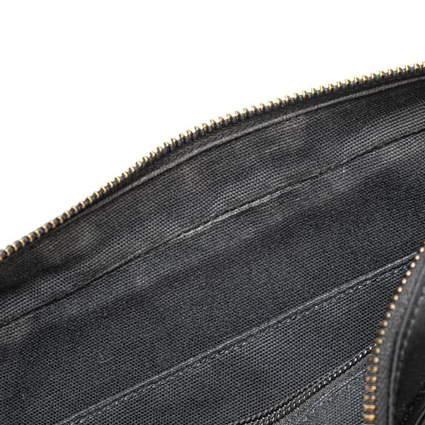 Pre-owned Saint Laurent Small Nylon Camp Camera Bag Black