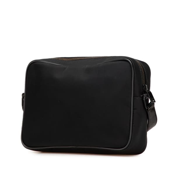 Pre-owned Saint Laurent Small Nylon Camp Camera Bag Black