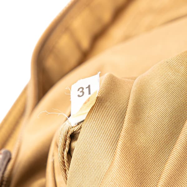 Pre-owned Prada Tessuto Zip Top Crossbody Brown