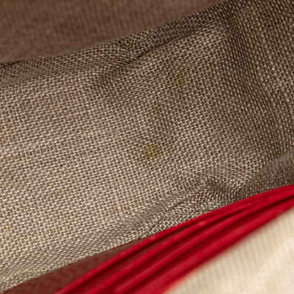 Pre-owned Gucci GG Canvas Bree Crossbody Brown