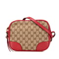 Miniatyrbild 1 av 10: Pre-owned Gucci GG Canvas Bree Crossbody Brown
