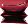 Miniatyrbillede 4 af 10: Pre-owned Gucci Small Polished Calfskin Interlocking G Dollar Crossbody Red