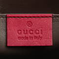 Miniatyrbillede 5 af 10: Pre-owned Gucci Small Polished Calfskin Interlocking G Dollar Crossbody Red
