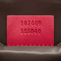 Miniatyrbillede 6 af 10: Pre-owned Gucci Small Polished Calfskin Interlocking G Dollar Crossbody Red