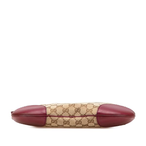 Pre-owned Gucci GG Canvas Mayfair Crossbody Brown