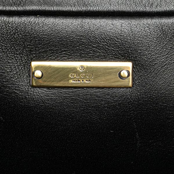 Pre-owned Gucci Leather Crossbody Black